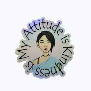 kindness girl sticker