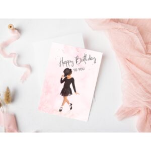 dancer birthday card